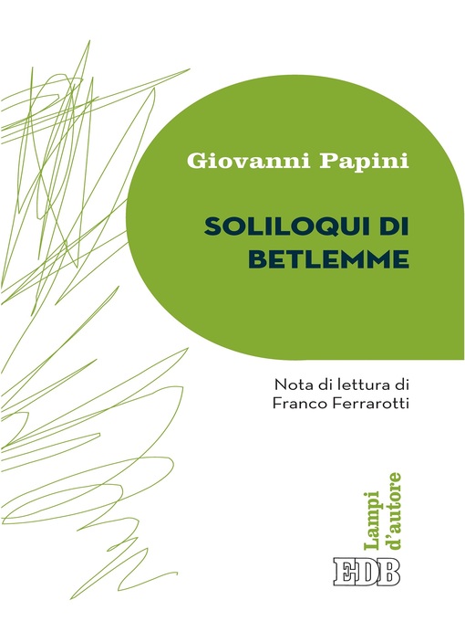 Title details for Soliloqui di Betlemme by Giovanni Papini - Available